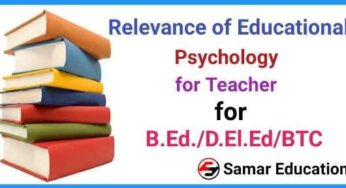 Relevance Of Educational Psychology For Teachers