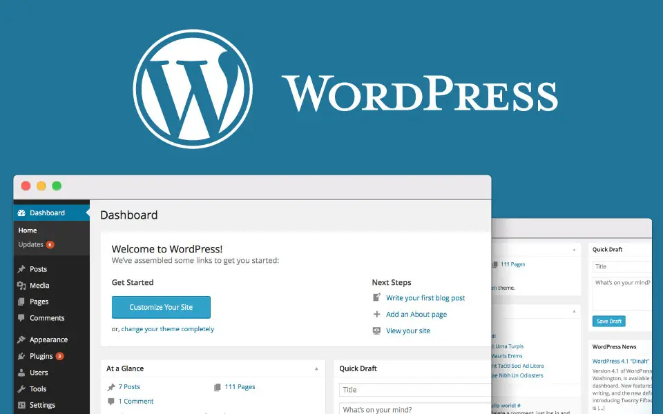 IntroducingThe WordPress Admin Panel (Dashboard)