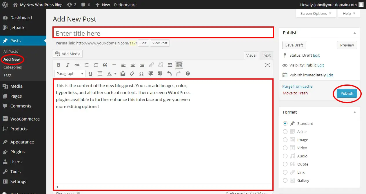 Publishing Your Post And Changing Privacy Settings
