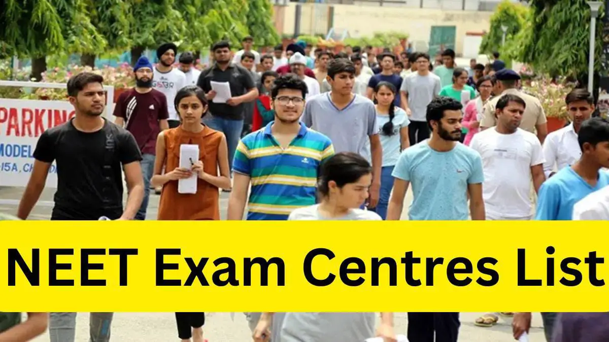 List Of NEET Exam Centres 2025