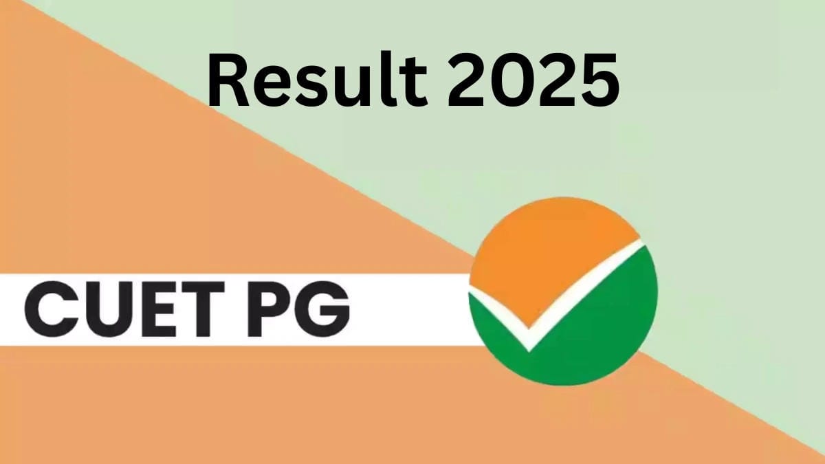 Cuet PG 2025 Result Cuet PG Result Declared, See The Scorecard In The Test Soon