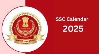 SSC Exam Schedule 2025-26