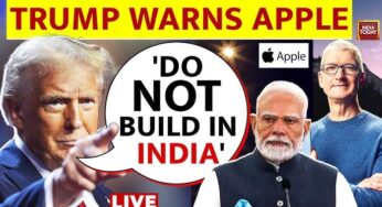 Trump Told Apple – Don’t Make Iphones In India: If You Do, You Will Impose A 25% Tariff; The Phones That Will Be Sold In America Will Be Made Here