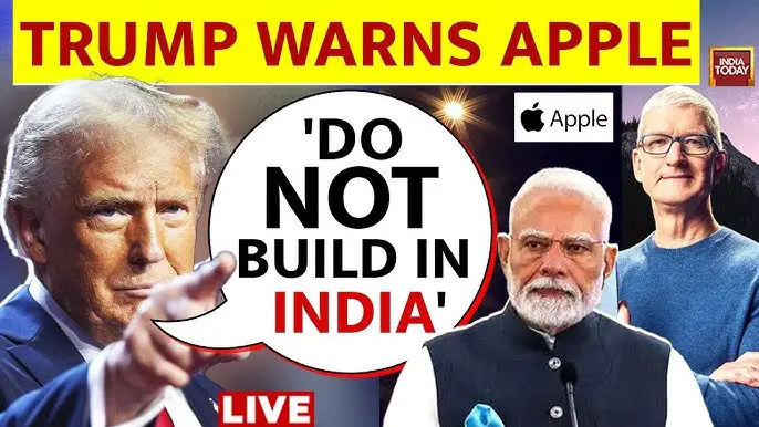 Trump Told Apple – Don’t Make Iphones In India: If You Do, You Will Impose A 25% Tariff; The Phones That Will Be Sold In America Will Be Made Here
