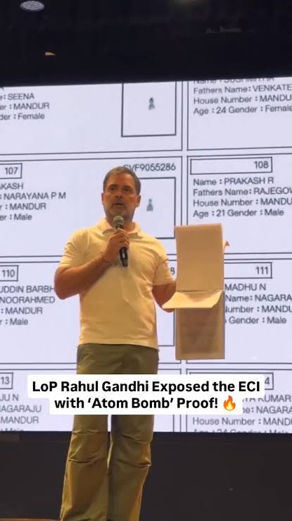Rahul Gandhi’s “Atom Bomb” Allegations: Is India’s Election System In Danger