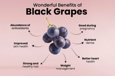 Benefits Of Eating Black Grapes