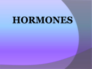 Functions Of Hormones